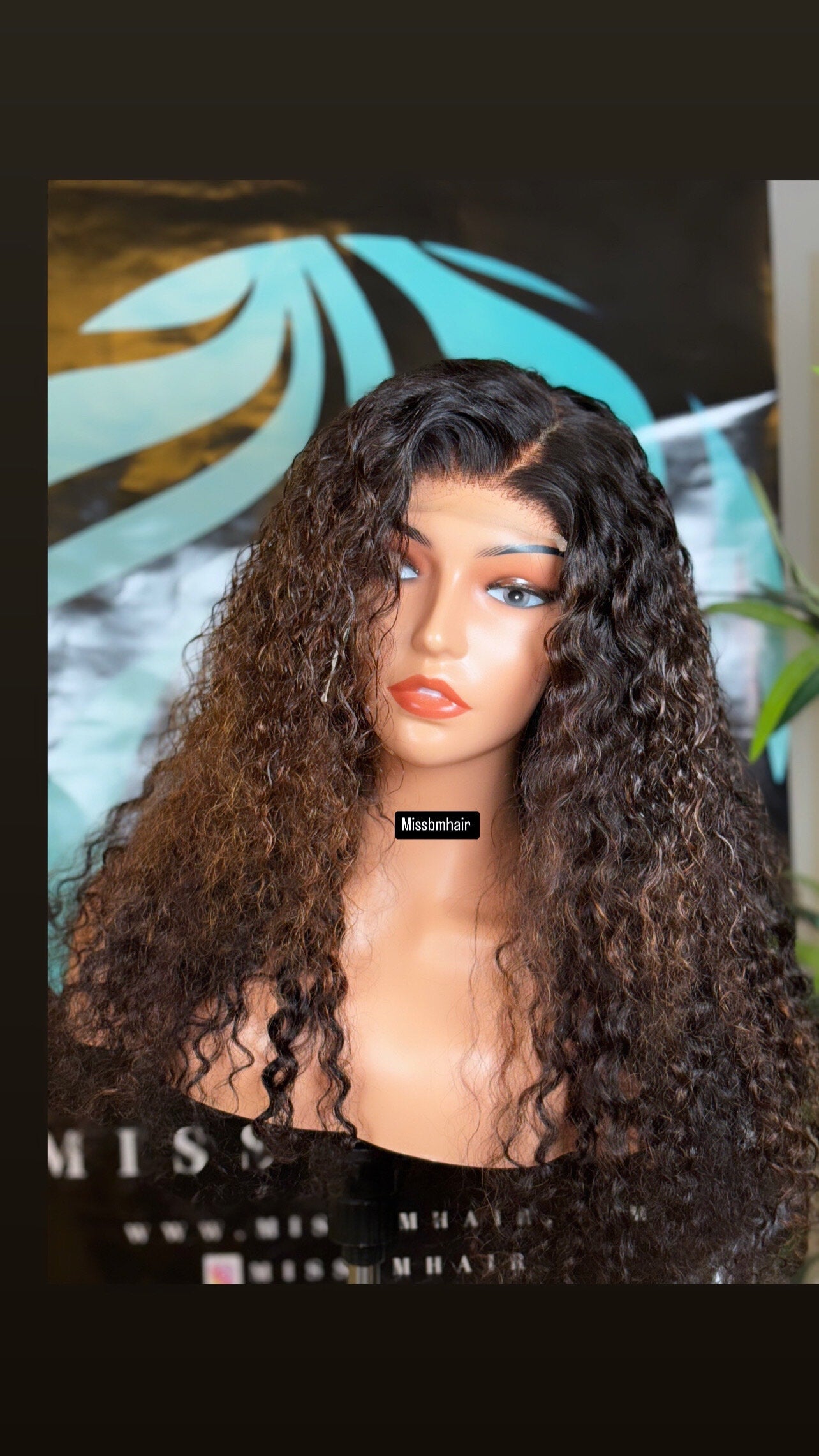 Virgin Hair Curly Wig - Camilla